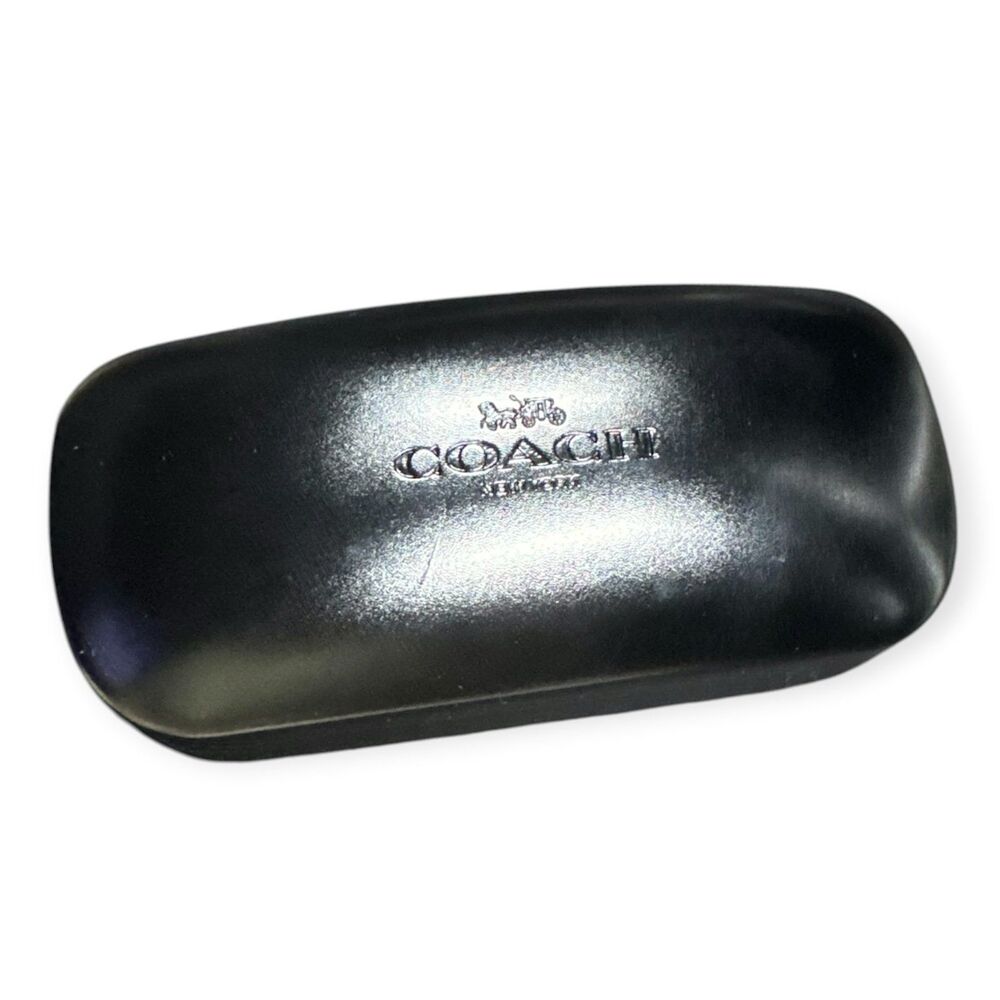 Coach Gold Sunglasses HC 7168‎ Shiny Rose Gold Metal Gray with Case Glam 145mm - Picture 4 of 11